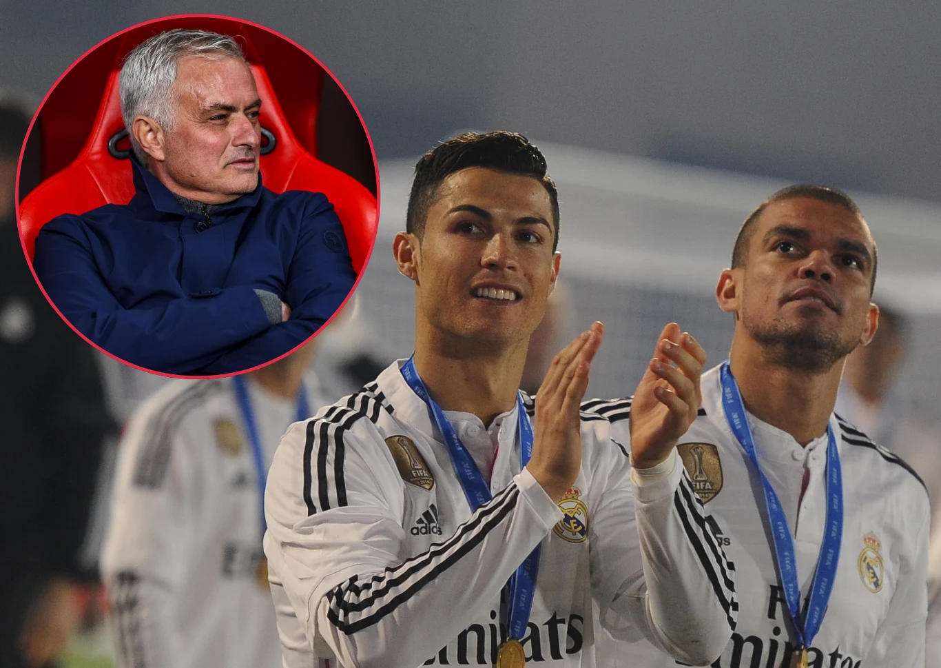 Mourinho chce powrotu legendy na Bernabeu Jose Mourinho, Cristiano Ronaldo i Pepe