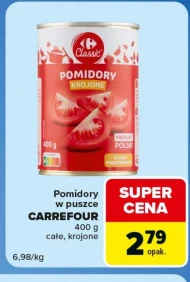 Pomidory krojone Carrefour