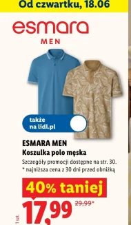 Чоловіча сорочка поло Esmara