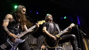 Kostas Heliotis i Sakis Tolis (Rotting Christ) w akcji