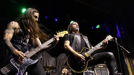 Kostas Heliotis i Sakis Tolis (Rotting Christ) w akcji