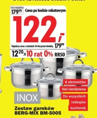 Zestaw garnków Inox