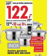 Zestaw garnków Inox