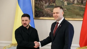 Karol Nawrocki i Wołodymyr Zełenski