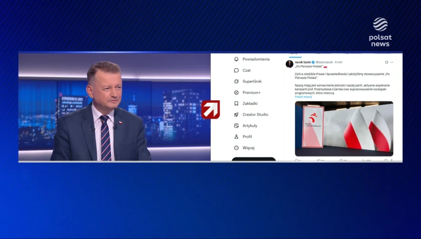 Błaszczak w "Gościu Wydarzeń": Partia w partii nie ma sensu, a stowarzyszenie eksperckie tak