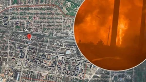 Google Earth / Kanał Telegram Ministerstwa ds. Sytuacji Nadzwyczajnych Dagestanu