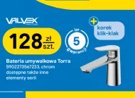 Bateria umywalkowa Valvex