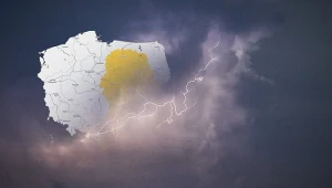 Pojawiły się nowe ostrzeżenia IMGW pierwszego stopnia związane z burzami i ulewami