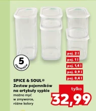 Zestaw pojemników Spice&Soul