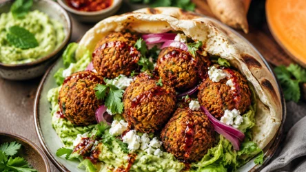 Falafel z dodatkiem batatów