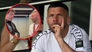 Toto Wolff i Lukas Podolski