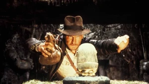 Harrison Ford w filmie "Poszukiwacze zaginionej Arki"