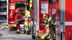 Eksplozja samochodu w Małopolsce. Ranny 22-latek