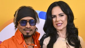 Reggie Benjamin i Iwona Burnat w "halo tu polsat"