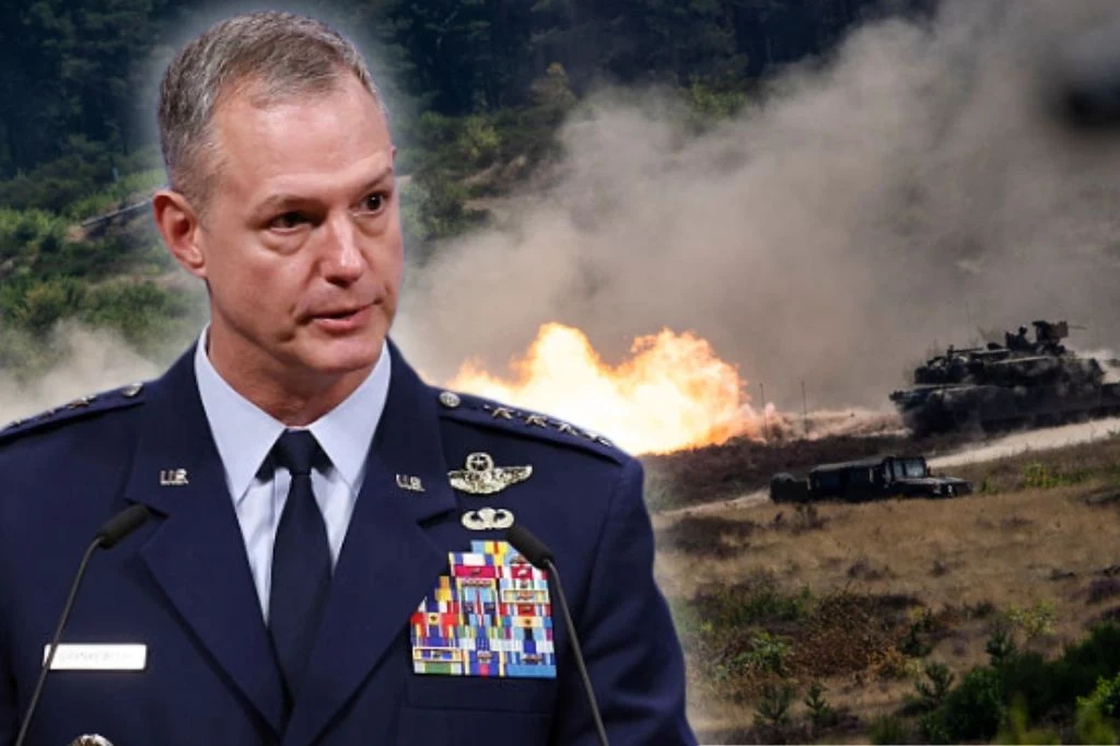 Generał USA, dowódca sił sojuszniczych NATO, Alexus Grynkewich.