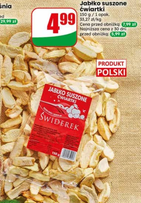 Сушені яблука Polski