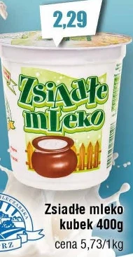 Zsiadłe mleko E