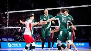 Polscy siatkarze podczas meczu Ligi Narodów 2026