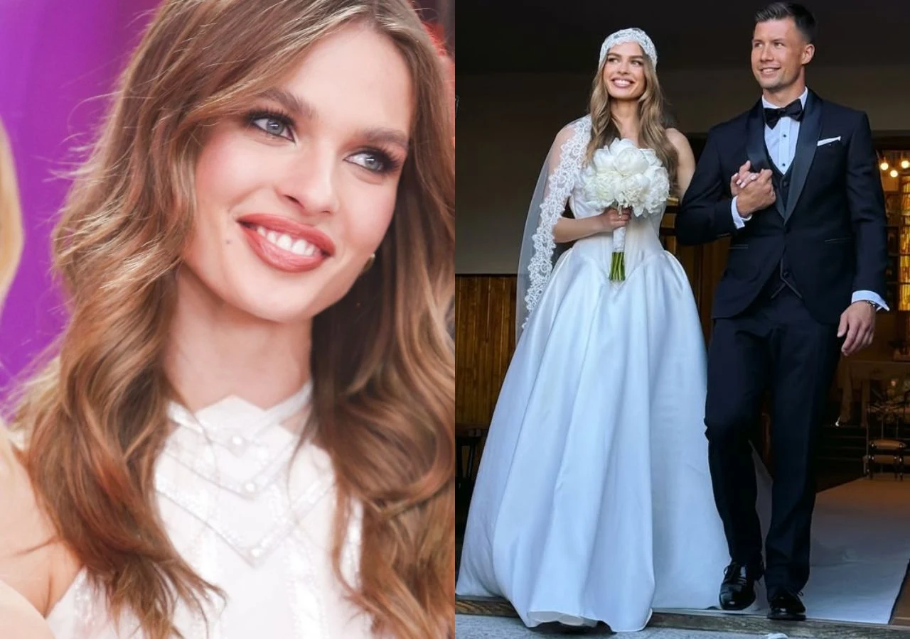 Ślub Julii Suryś i Marcina Stromeckiego Julia Suryś na planie "Tańca z gwiazdami" i podczas swojego ślubu z ukochanym Marcinem Stromeckim