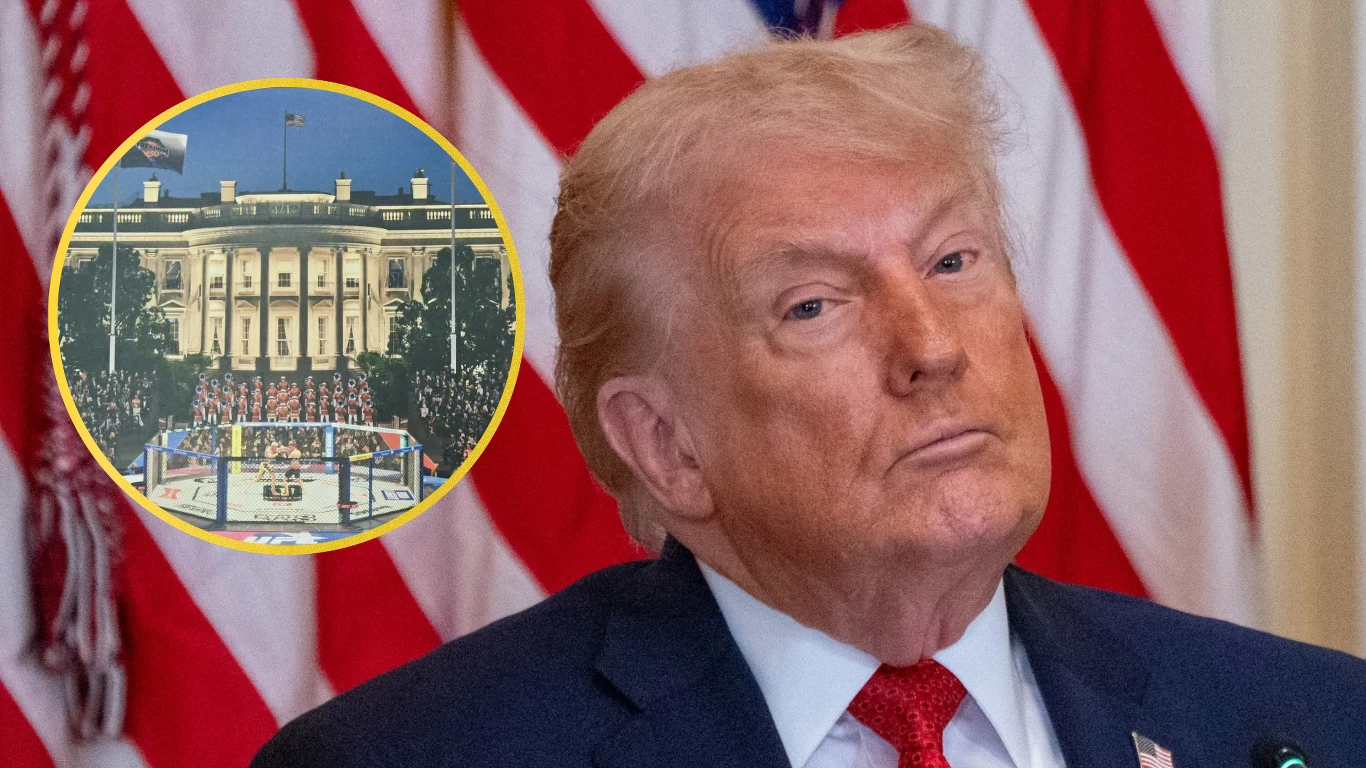 Donald Trump. Gala UFC 250 Freedom w Białym Domu Czarne chmury nad Donaldem Trumpem. Huczne urodziny mogą zostać przerwane. Widmo ewakuacji