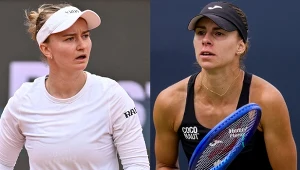 Dwa sety walki Linette z mistrzynią Wimbledonu. Pierwszy finał WTA od 2 lat