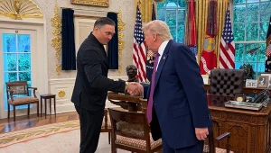 Oleksandr Usyk spotkał się z Donaldem Trumpem