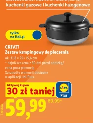 Zestaw kempingowy Crivit