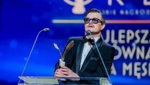 Dawid Ogrodnik podczas 25. gali rozdania Orłów, Polskich Nagród Filmowych