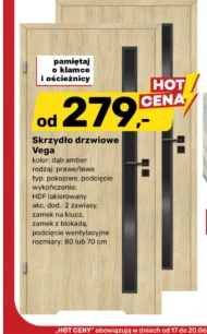 Skrzydło drzwiowe Hdf
