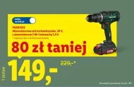 Akumulatorowa wkrętarka Parkside