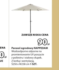 Parasol ogrodowy XO