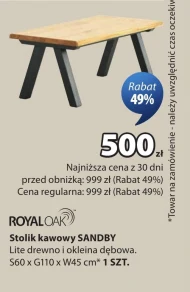 Stolik kawowy Royaloak