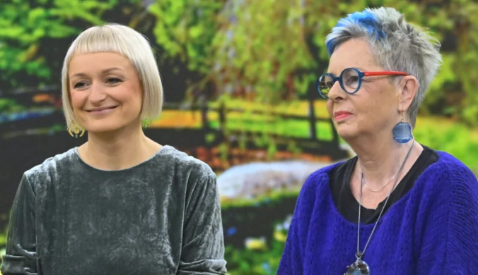 Olga Lany i Magdalena Jakubiec-Cichańska w "halo tu polsat"