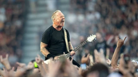 James Hetfield (Metallica) podczas trasy "M72 World Tour" - Zurych (Szwajcaria), 27 maja 2026 r.