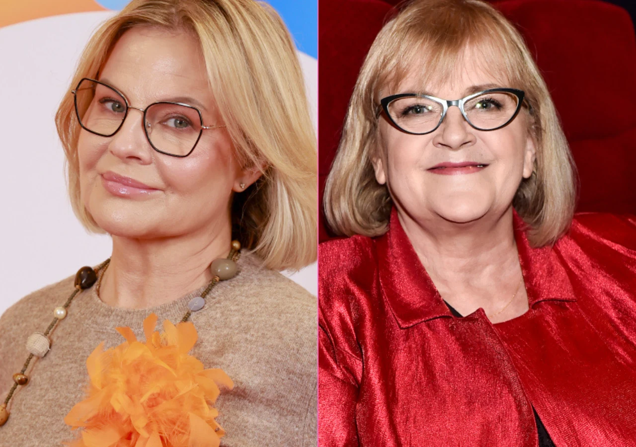 Dorota Kipiel i Marzena Kipiel-Sztuka Poruszający widok na grobie Kipiel-Sztuki. Za tym stoi siostra aktorki