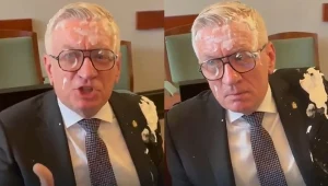Obrzucili tortem prezydenta Poznania. Nowe informacje o zatrzymanych