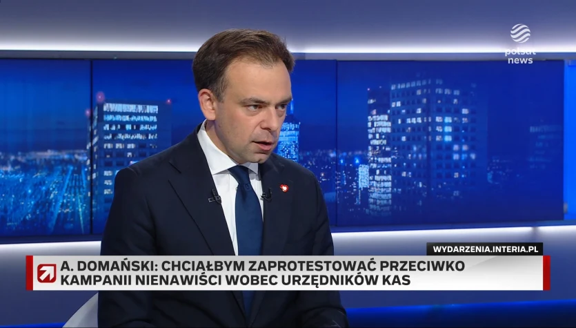 Domański: Chciałbym zaprotestować przeciwko kampanii nienawiści wobec urzędników KAS