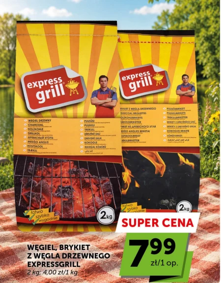 Деревне вугілля express grill