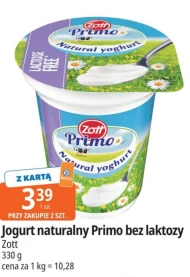 Jogurt bez laktozy Zott