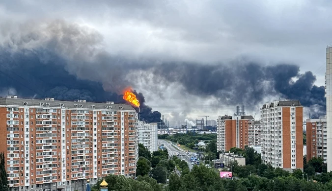 Panika w Moskwie po uderzeniu ukraińskich dronów