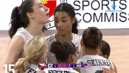 Liga Narodów kobiet. Najlepsze akcje meczu Czechy - USA. WIDEO