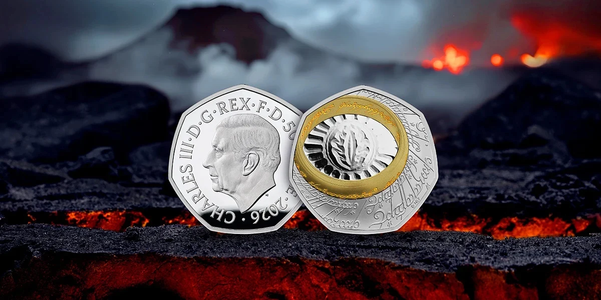 50-pensówka z okazji jubileuszu The Lord of the Rings 2026