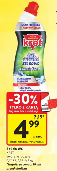 Żel do WC Kret