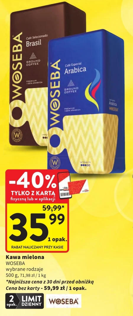 Мелена кава Woseba