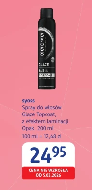 Spray do włosów Syoss