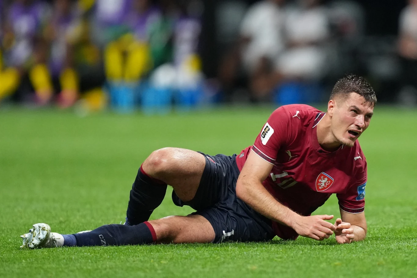 Patrik Schick w meczu Czechy - RPA Patrik Schick w meczu Czechy - RPA