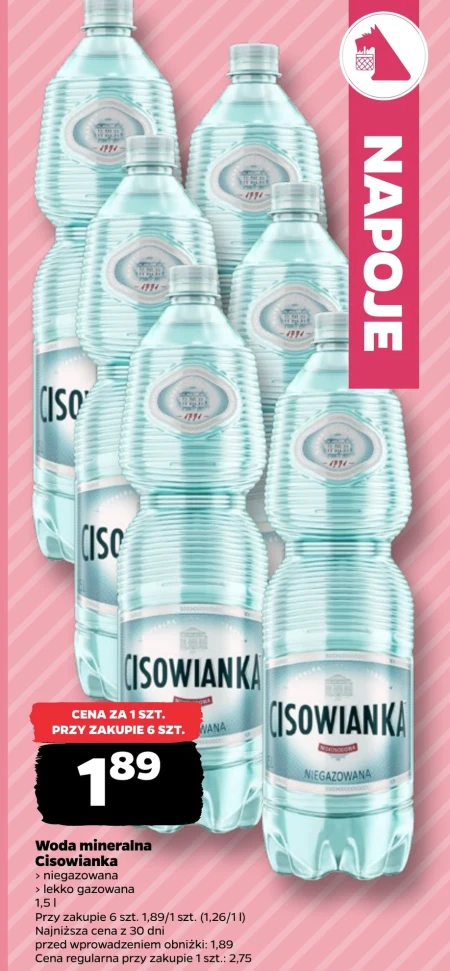 Негазована вода Cisowianka