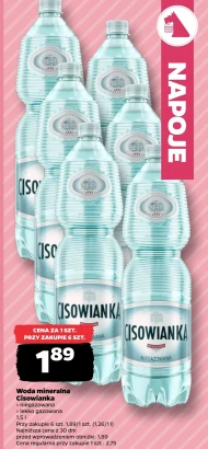 Негазована вода Cisowianka