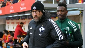 Marek Papszun i Jean-Pierre Nsame