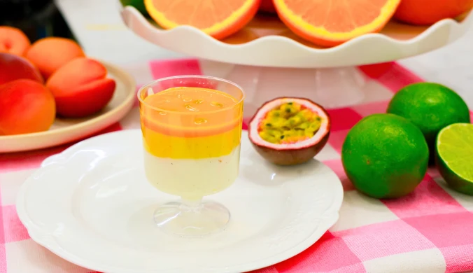 Panna cotta z mango